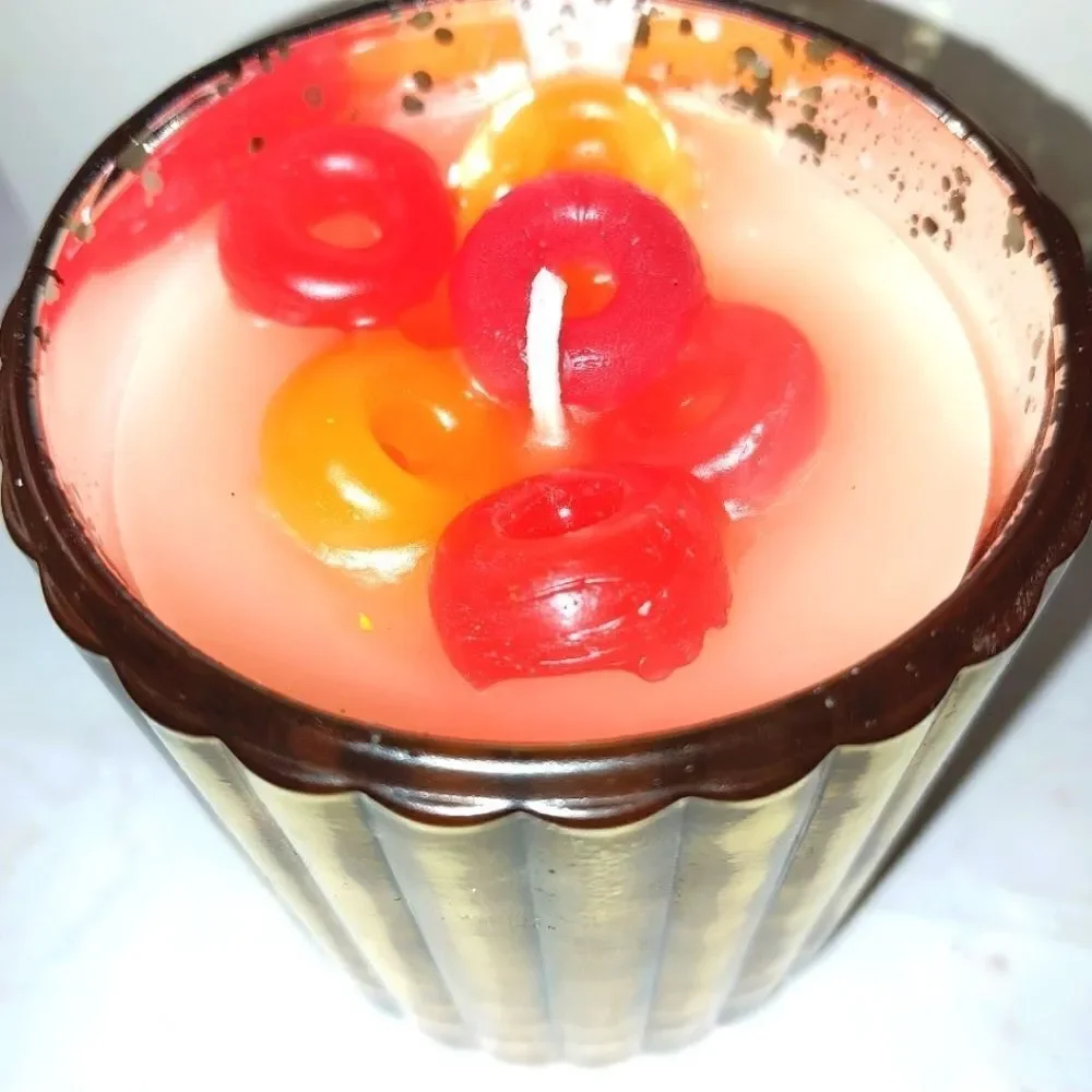 Hand crafted Fruity Lifesaver limited edition candle
